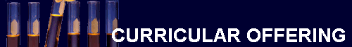 CURRICULAR OFFERING